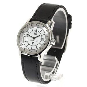 BVLGARI Solo tempo ST29S Date white Dial Quartz Ladies Watch_884245